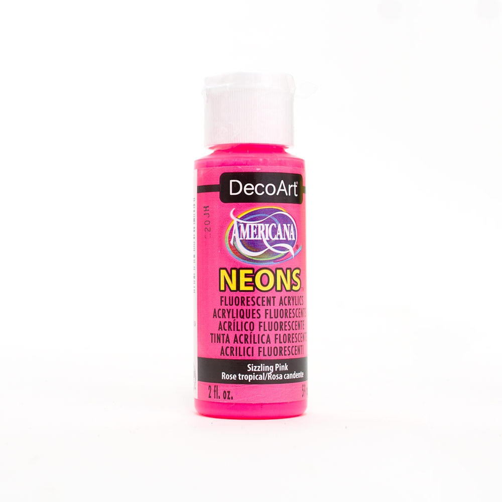 DecoArt, Acrylic, Art & School, Americana, 2 ounce, 30369, Sizzling Pink